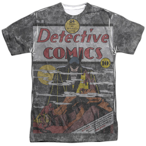 Dc/detective #31 Cover -  S/s Adult 100% Poly Crew - White