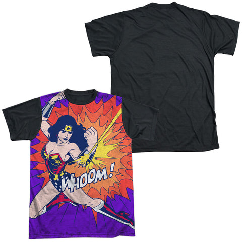 Adult Regular Fit Short Sleeve 100% Poly Black Back
