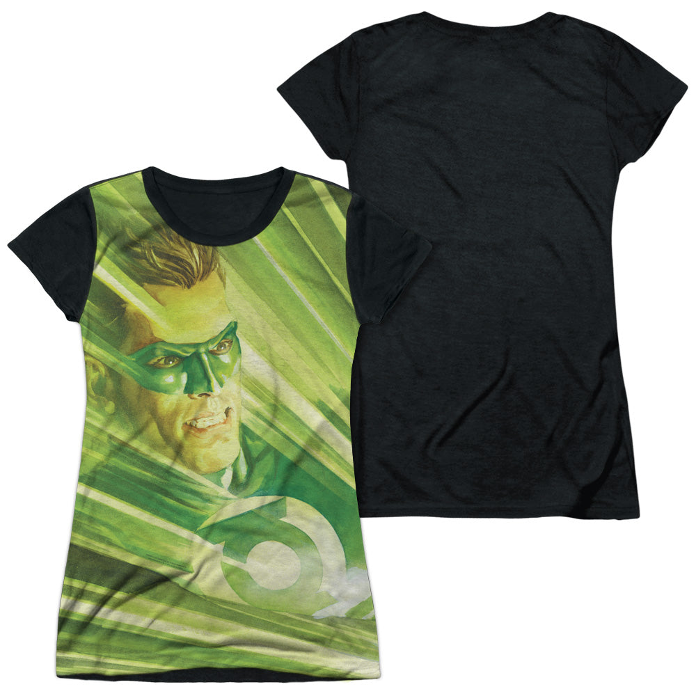 Junior Cap Sleeve 100% Poly Black Back
