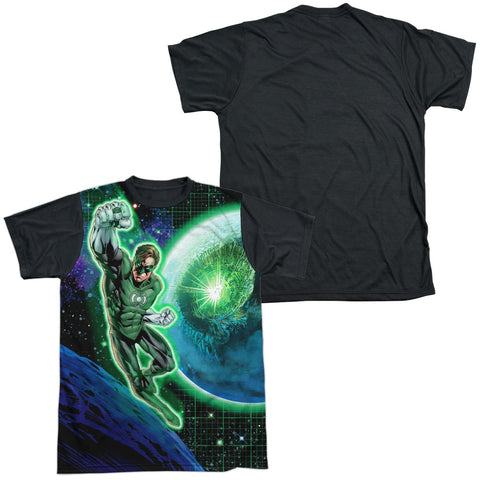 Dc/gl In Space-s/s Adult White Front Black Back  -white