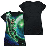 Junior Cap Sleeve 100% Poly Black Back