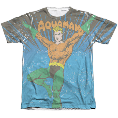 Dc/underwater Sub-adult Poly/cotton S/s Tee-white