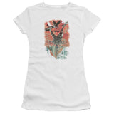 Juniors Sheer Cap Sleeve