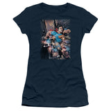 Juniors Sheer Cap Sleeve