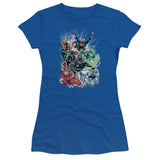 Juniors Sheer Cap Sleeve