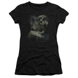 Juniors Sheer Cap Sleeve