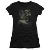Juniors Sheer Cap Sleeve