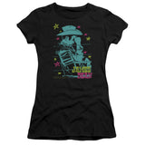 Juniors Sheer Cap Sleeve