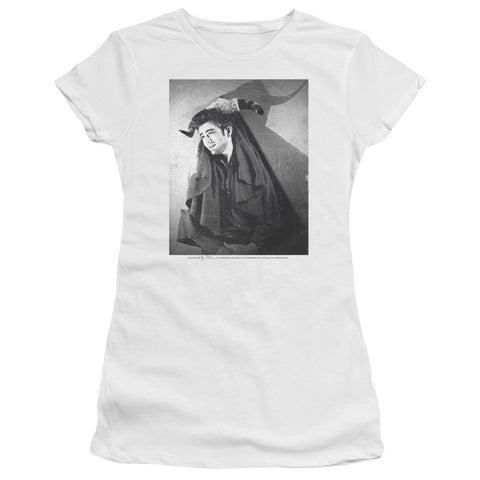 Juniors Sheer Cap Sleeve