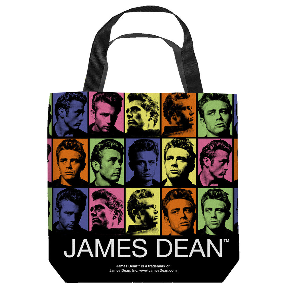 JAMES DEAN-COLOR BLOCK - TOTE BAG - 18X18