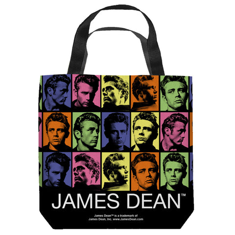JAMES DEAN-COLOR BLOCK - TOTE BAG - 18X18