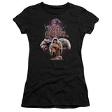 Juniors Sheer Cap Sleeve