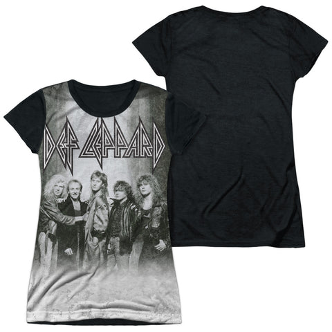 Junior Cap Sleeve 100% Poly Black Back