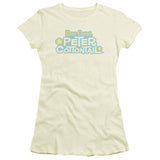 Juniors Sheer Cap Sleeve