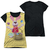 Junior Cap Sleeve 100% Poly Black Back