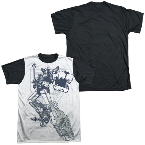 Voltron/defender-s/s Adult White Front Black Back  -white