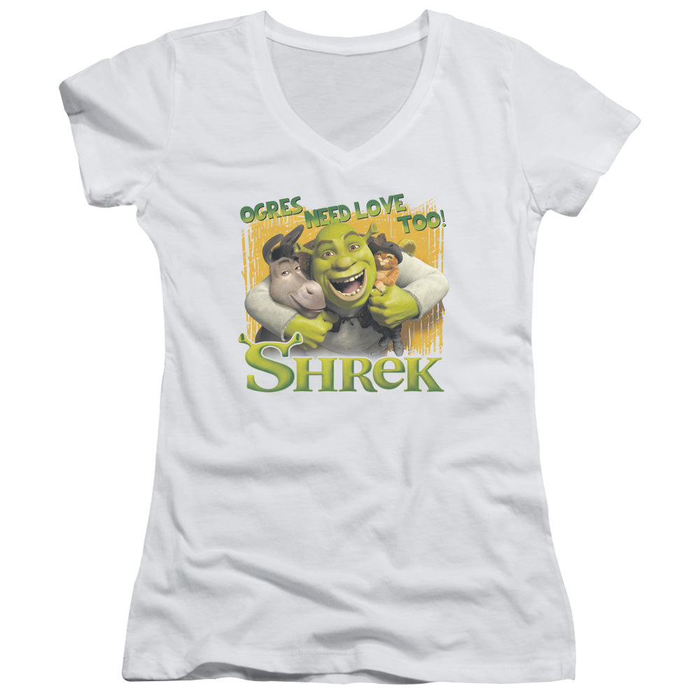 Juniors Sheer Cap Sleeve V-Neck