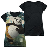Junior Cap Sleeve 100% Poly Black Back
