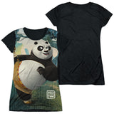 Junior Cap Sleeve 100% Poly Black Back