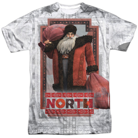 Rise Of The Guardians/north-s/s Adult Poly Crew-white