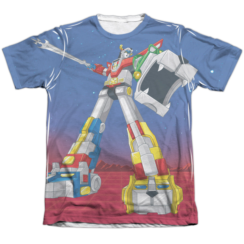 Voltron/form Voltron-adult Poly/cotton S/s Tee-white