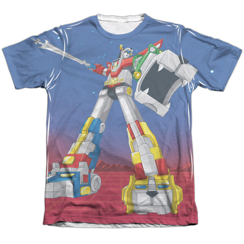 Voltron/form Voltron-adult Poly/cotton S/s Tee-white