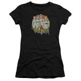 Juniors Sheer Cap Sleeve