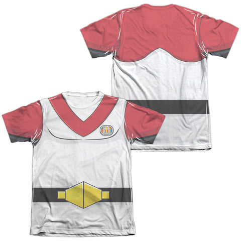 Voltron/keith Costume (front/back Print)-adult Poly/cotton S/s Tee-white