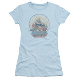 Juniors Sheer Cap Sleeve