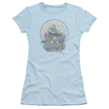 Juniors Sheer Cap Sleeve