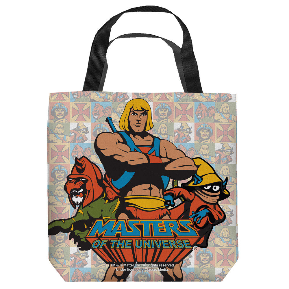 MASTERS OF THE UNIVERSE-HEROES - TOTE BAG - 13x13