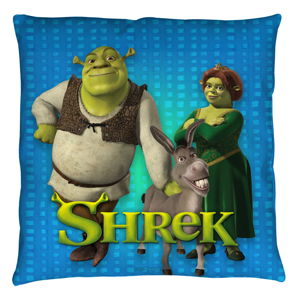 Shrek/pals - Throw Pillow