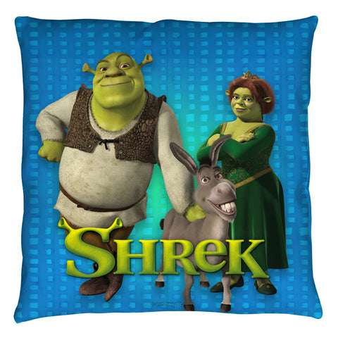 Shrek/pals - Throw Pillow