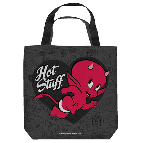 HOT STUFF-MISCHIEVOUS - TOTE BAG - 13x13