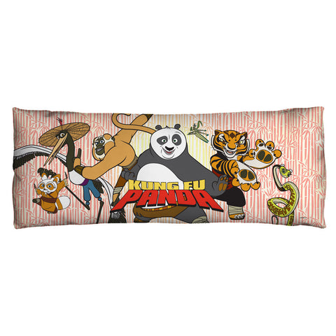 KUNG FU PANDA-KUNG FU GROUP - MICROFIBER BODY PILLOW - 18x54