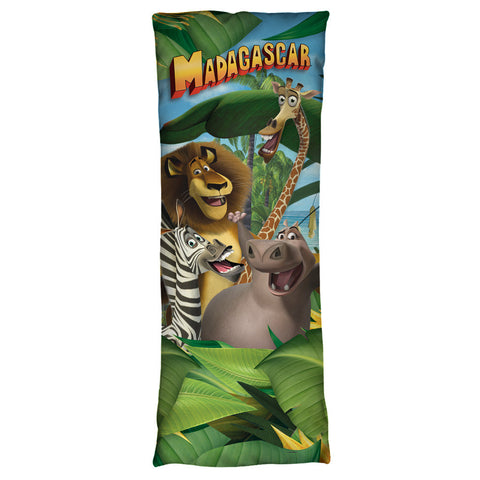 MADAGASCAR-JUNGLE TIME - MICROFIBER BODY PILLOW - 18x54