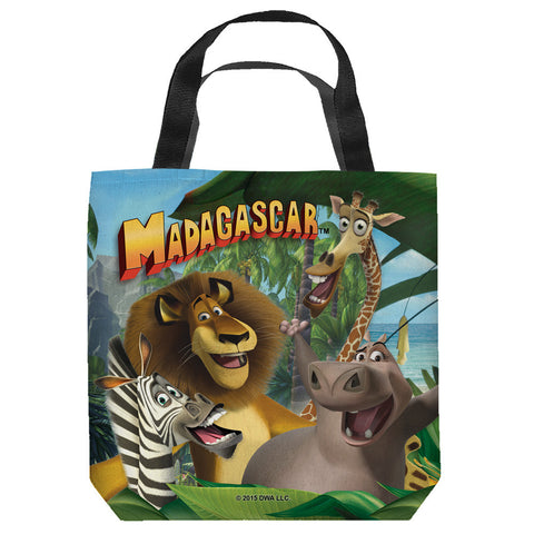 MADAGASCAR-JUNGLE TIME - TOTE BAG - 13x13