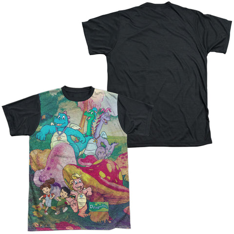 Adult Regular Fit Short Sleeve 100% Poly Black Back