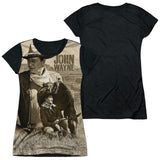 Junior Cap Sleeve 100% Poly Black Back