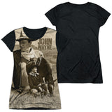 Junior Cap Sleeve 100% Poly Black Back