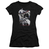 Juniors Sheer Cap Sleeve