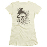 Juniors Sheer Cap Sleeve