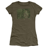 Juniors Sheer Cap Sleeve