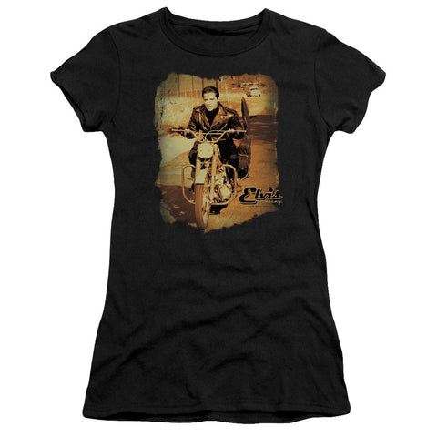 Juniors Sheer Cap Sleeve