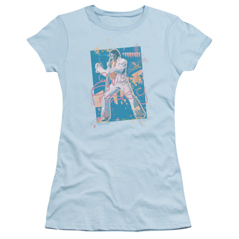 Juniors Sheer Cap Sleeve
