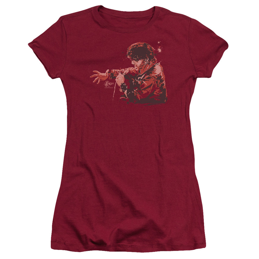 Juniors Sheer Cap Sleeve