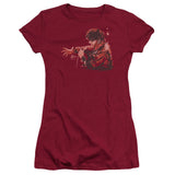 Juniors Sheer Cap Sleeve