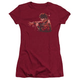 Juniors Sheer Cap Sleeve