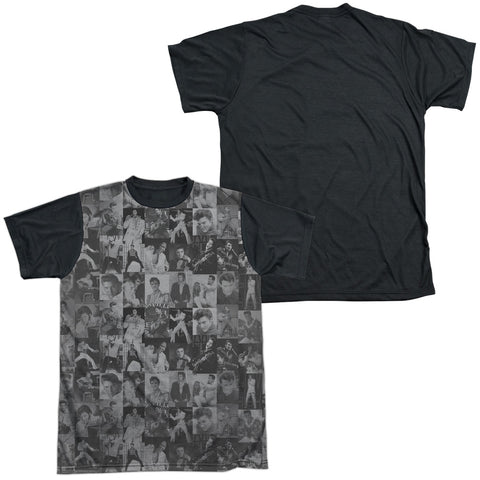 Adult Regular Fit Short Sleeve 100% Poly Black Back