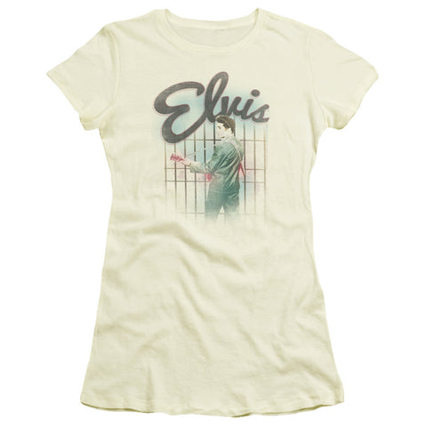 Juniors Sheer Cap Sleeve